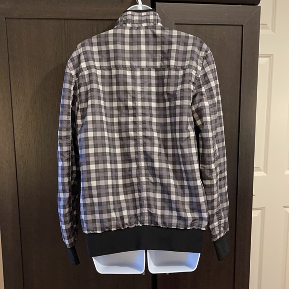 Jack & Jones Jeans Intelligence Men’s Gray/Black Plaid Bomber Style Jacket SZ M - Picture 12 of 16